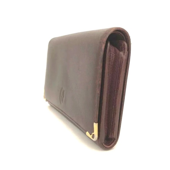 🏆💎💯 Must De Cartier Leather Bifold Wallet - Picture 3 of 8